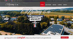 Desktop Screenshot of mustangandco.com